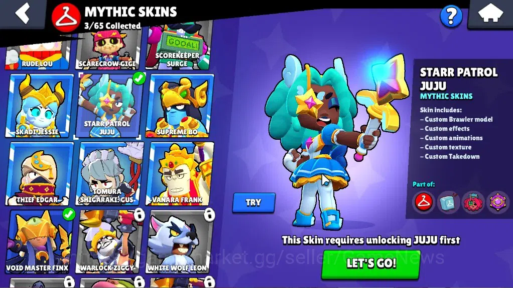 Brawl Stars Accounts 3216 Trophy|38 Brawlers 4 Max|FullBuffies Edgar|3M image 15