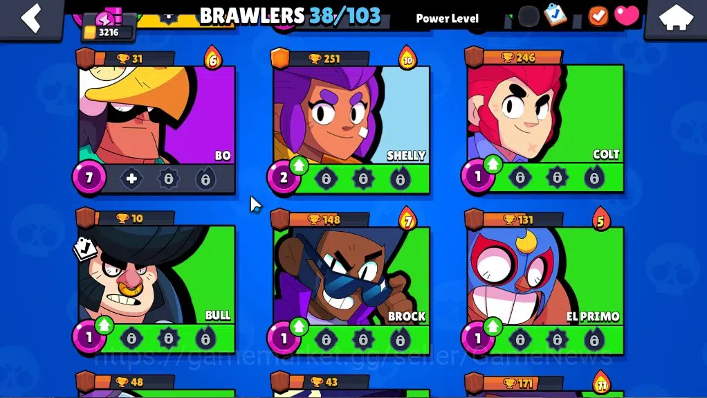 Brawl Stars Accounts 3216 Trophy|38 Brawlers 4 Max|FullBuffies Edgar|3M image 8