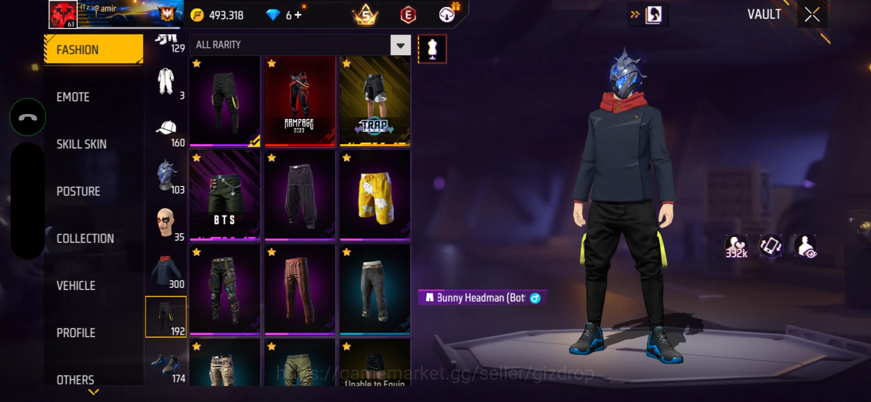 Free Fire Accounts 12 Evos| 2 maxed | 300 tops | Entrance Emote| Lege image 2
