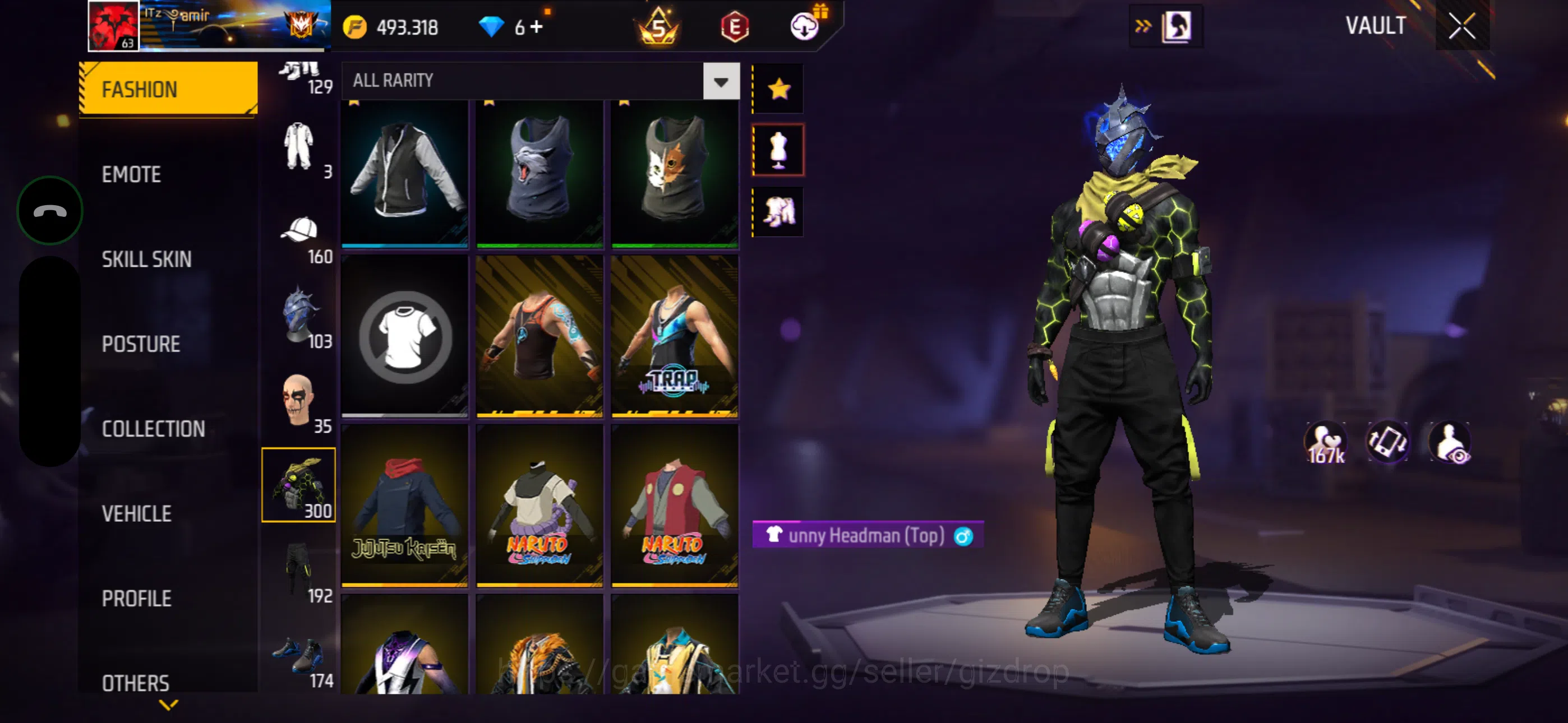 Free Fire Accounts 12 Evos| 2 maxed | 300 tops | Entrance Emote| Lege image 3