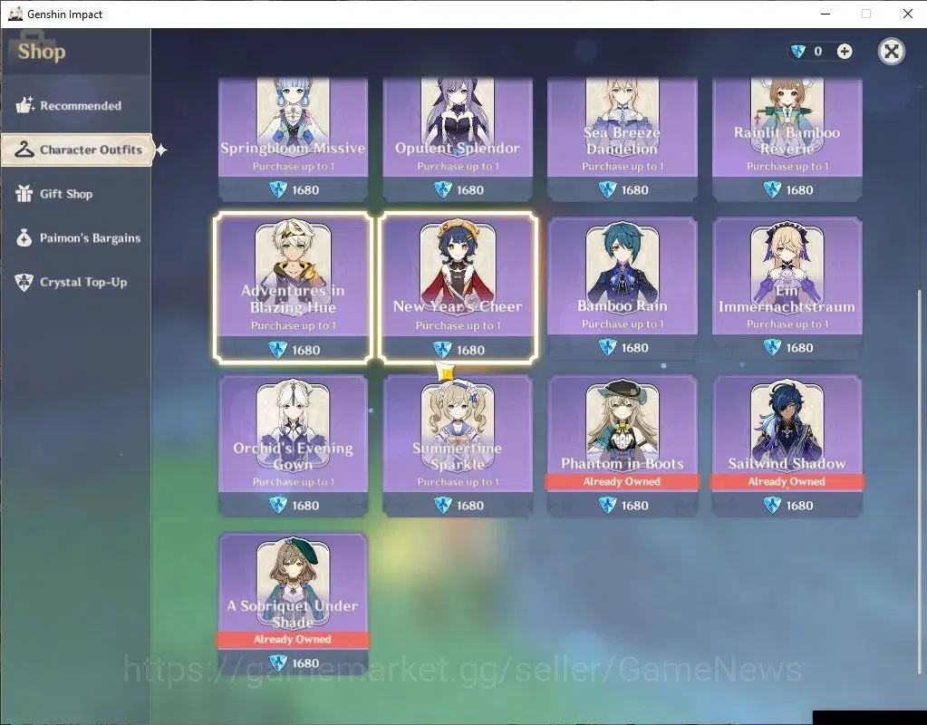 Genshin Impact Accounts ASIA |AR 57|5 Limited+2(*5Weapon)|RaidenC2,YelanC2 image 12