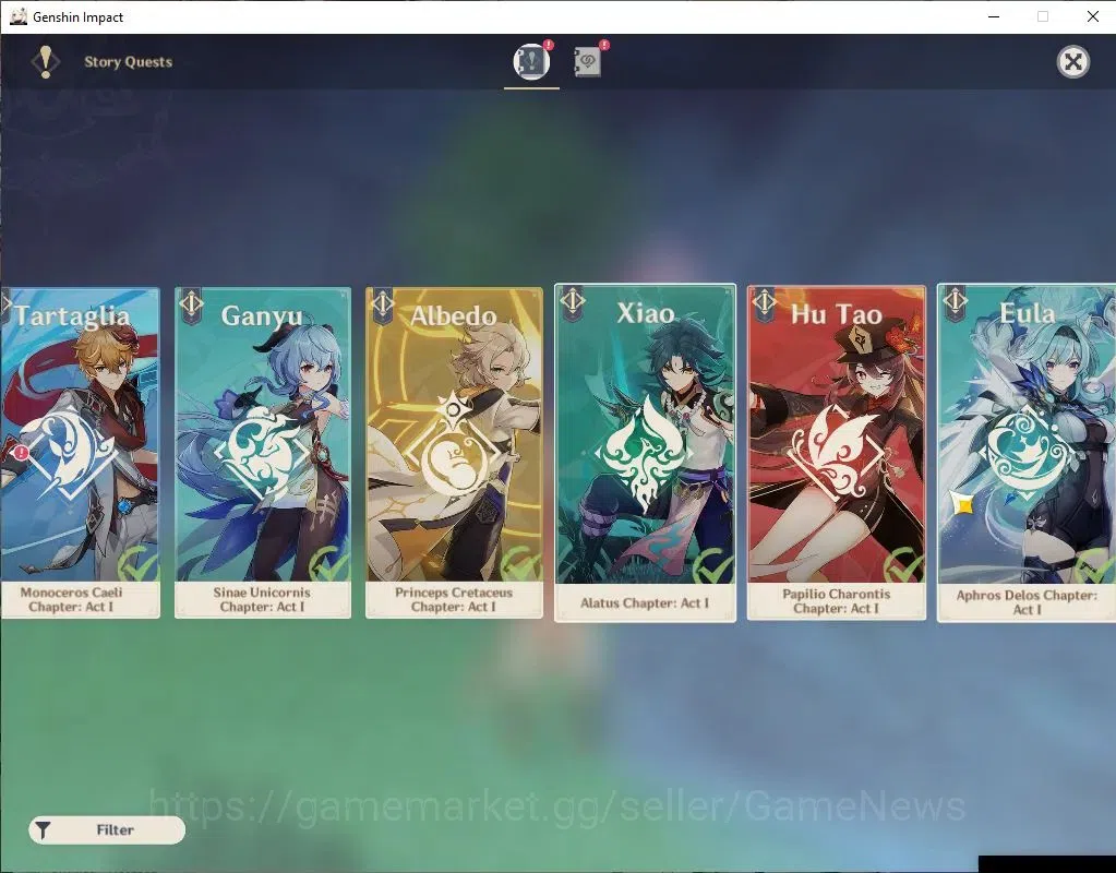 Genshin Impact Accounts ASIA |AR 57|5 Limited+2(*5Weapon)|RaidenC2,YelanC2 image 18