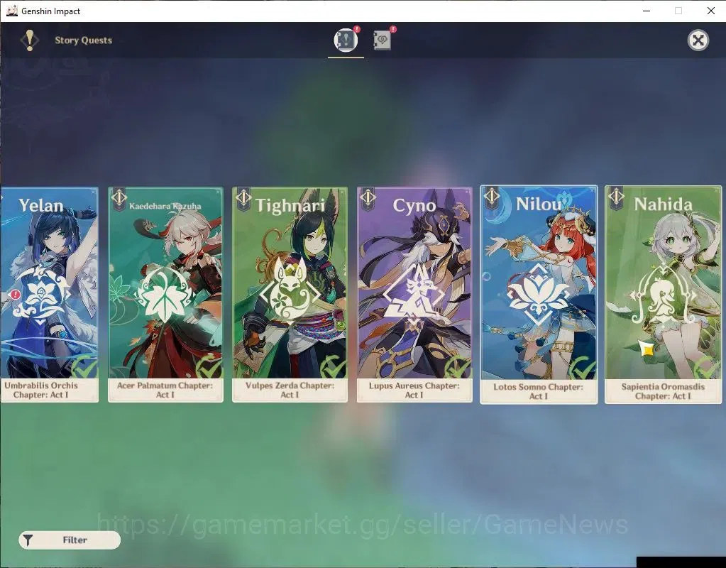 Genshin Impact Accounts ASIA |AR 57|5 Limited+2(*5Weapon)|RaidenC2,YelanC2 image 20