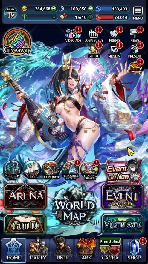 Last Cloudia Accounts Endgame GLOBAL|Rank 19|100,050 Crystal|Top Unit (Seductress Labyreth,G Lilaha,D Lilebette,Etc)|1 LR,13 1