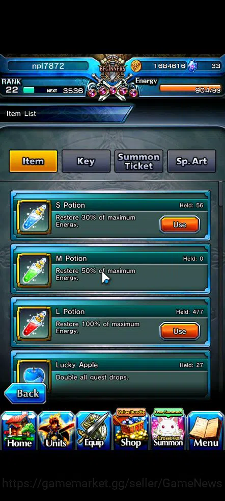 Grand Summoners Accounts Global|Rank 22|Fresh Story|58 RGB|7 Ascend|Sayaka, image 2