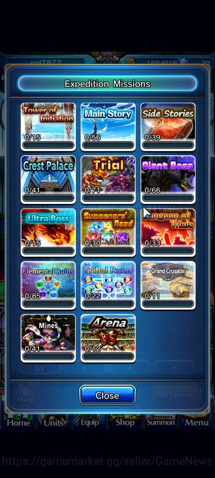 Grand Summoners Accounts Global|Rank 22|Fresh Story|58 RGB|7 Ascend|Sayaka, image 9