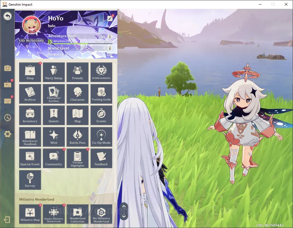 Genshin Impact Accounts Starter ASIA|AR 45 |7 Limit+5 (*5 Wpn) |Premium Skirk(Skirk,Escoffier,Furina,Shenhe,Ganyu,Etc)|Rate 1