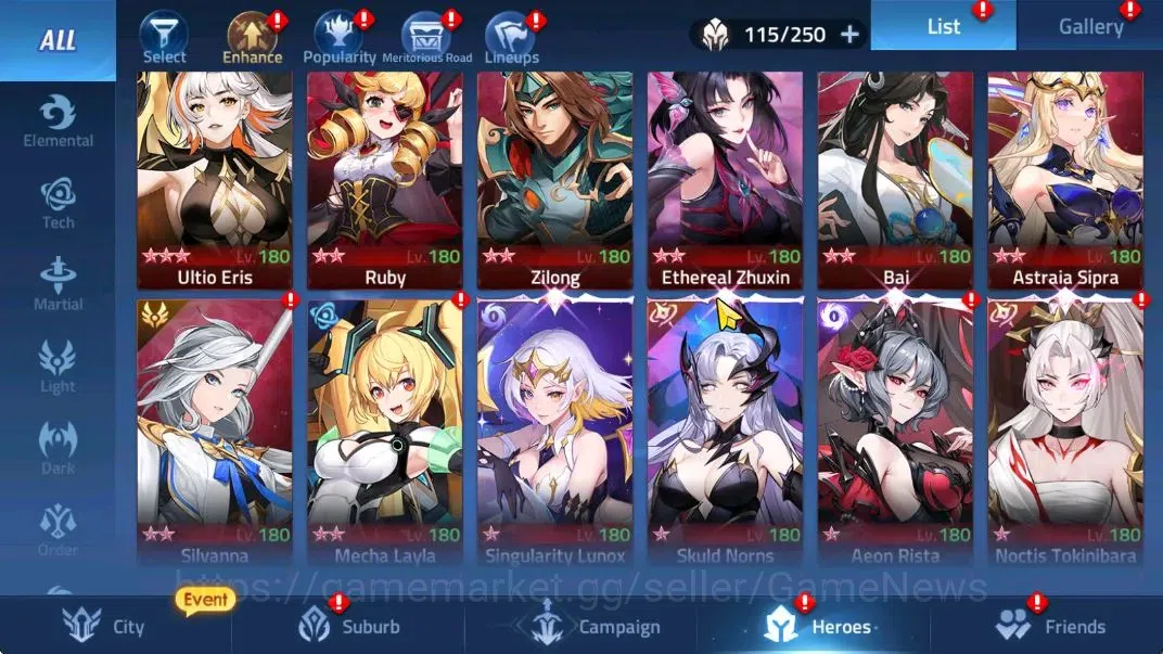 Mobile Legends: Adventure Accounts Sv 70xxx|VIP6|Lv 75|4781K Pwr|2 Awk|4 UR [S Lunox, image 5