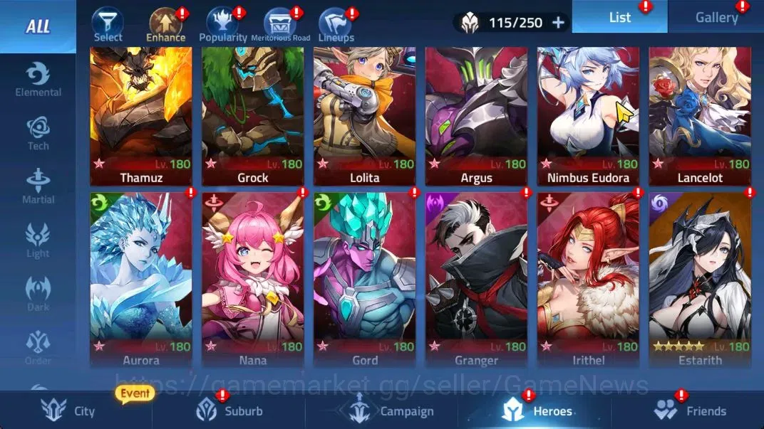 Mobile Legends: Adventure Accounts Sv 70xxx|VIP6|Lv 75|4781K Pwr|2 Awk|4 UR [S Lunox, image 6