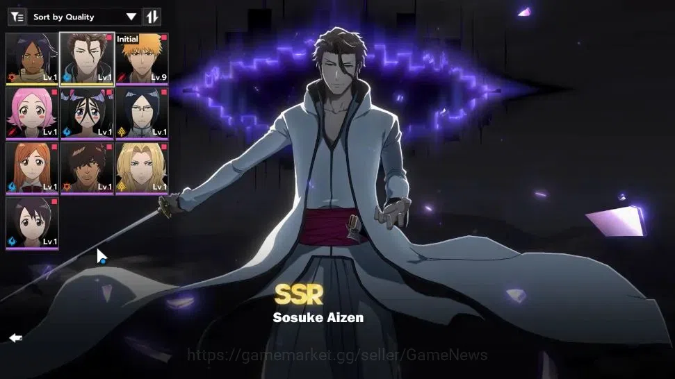 BLEACH: Soul Resonance Accounts Crunchyroll NA |Fresh Starter LV 3|2 SSR Sosuke Ai image 1