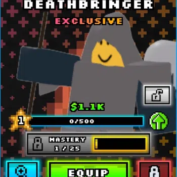 Roblox Others Noob Tower Defense | Exclusive Shiny Deathbringer image 1