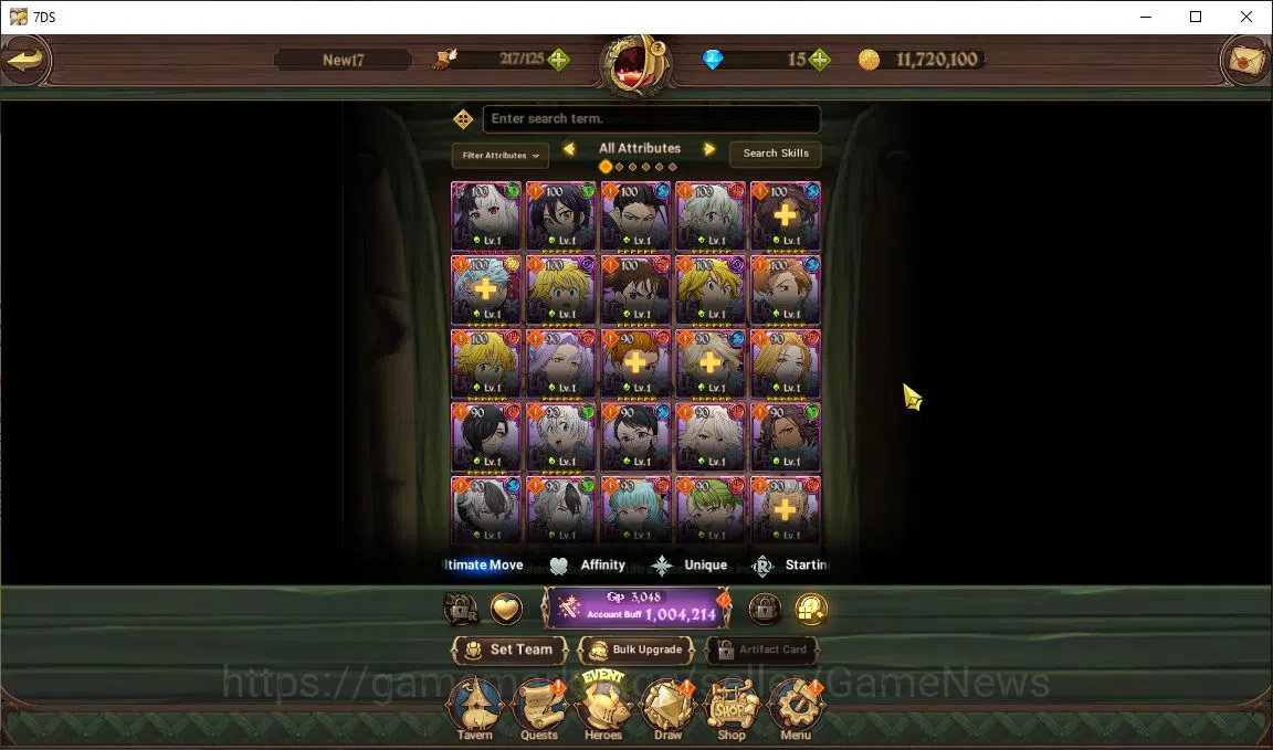 The Seven Deadly Sins: Grand Cross Accounts Global|1M CC|Starter Ch 2|100 LS | 3 UR | Merlin & image 1