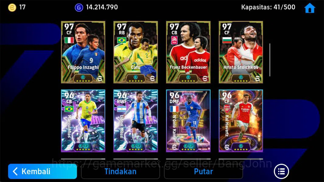 eFootball Accounts Power 3176, Lampard epic,Villa Old,Nistelrooy old, image 4