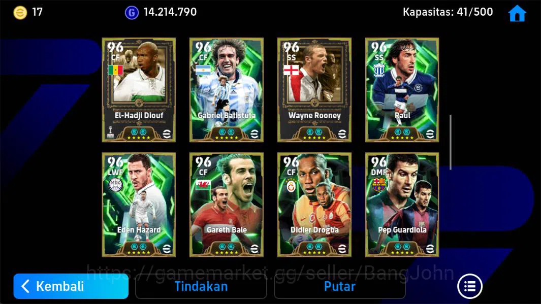 eFootball Accounts Power 3176, Lampard epic,Villa Old,Nistelrooy old, image 5