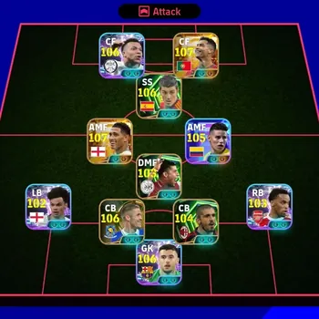 eFootball Accounts Mid-Tier =[ Collective 3233+ ]= ➜ Ronaldo ➺ Mbappe ➜ Villa ➺ Bellingham ➜ James ➺ Cahil ➺ Garcia