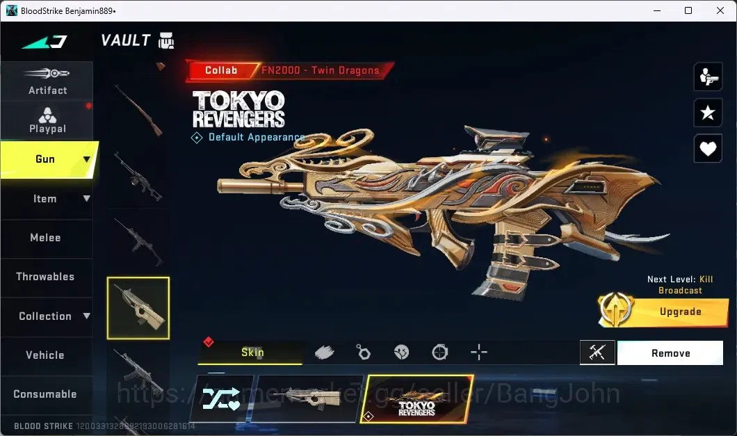Blood Strike Accounts ASIA | ETERNAL: Desert Eagle | 3 7DS | 1 EVA | 2 T image 14