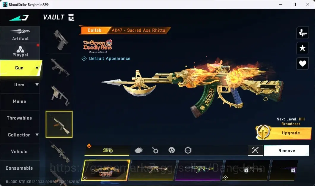 Blood Strike Accounts ASIA | ETERNAL: Desert Eagle | 3 7DS | 1 EVA | 2 T image 5