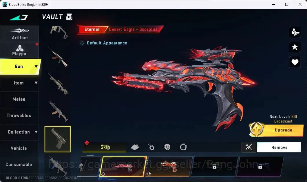 Blood Strike Accounts ASIA | ETERNAL: Desert Eagle | 3 7DS | 1 EVA | 2 T image 6
