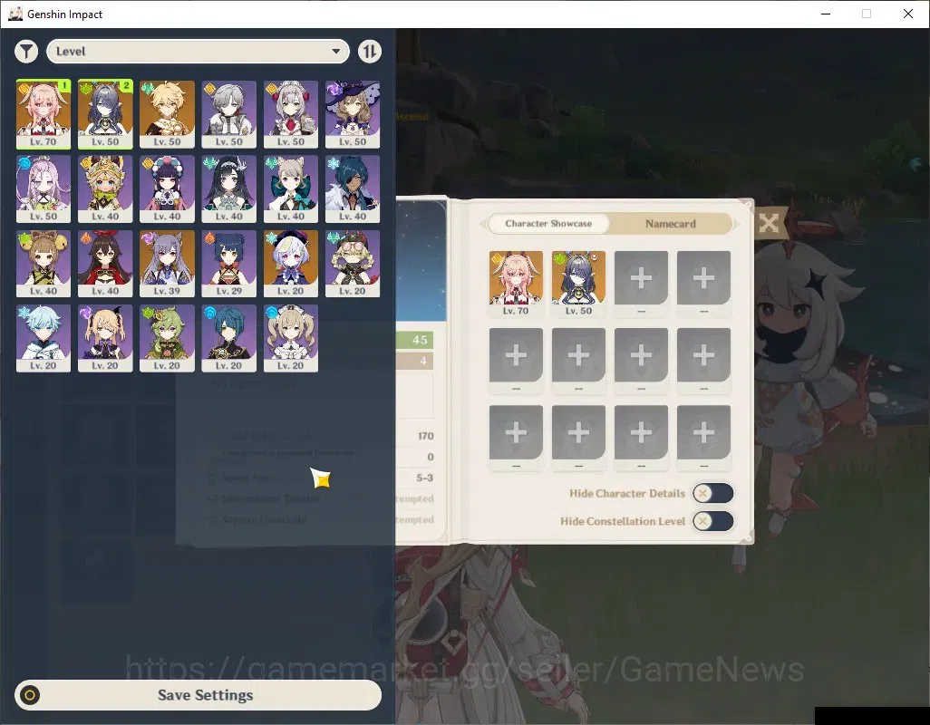 Genshin Impact Accounts ASIA|AR 45|BD Unset|2 Limited+2 (*5Weap)|Linnea+Si image 2