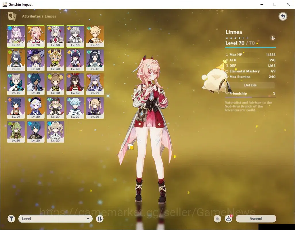 Genshin Impact Accounts ASIA|AR 45|BD Unset|2 Limited+2 (*5Weap)|Linnea+Si image 3