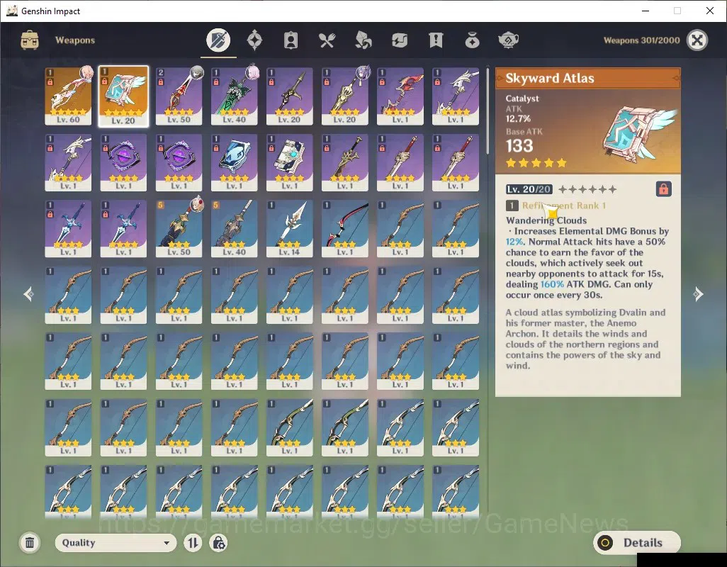Genshin Impact Accounts ASIA|AR 45|BD Unset|2 Limited+2 (*5Weap)|Linnea+Si image 8