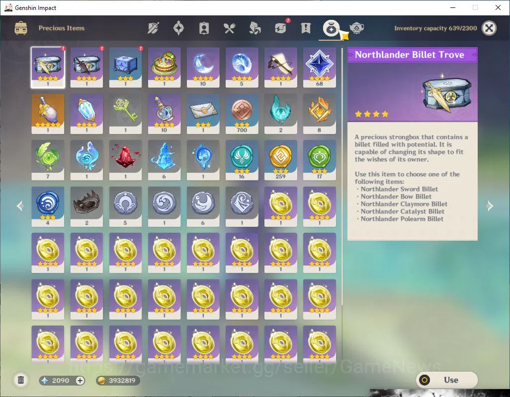 Genshin Impact Accounts ASIA|AR 55|4 Limited +3(5*Weapon)|Clorinde,Raiden, image 10