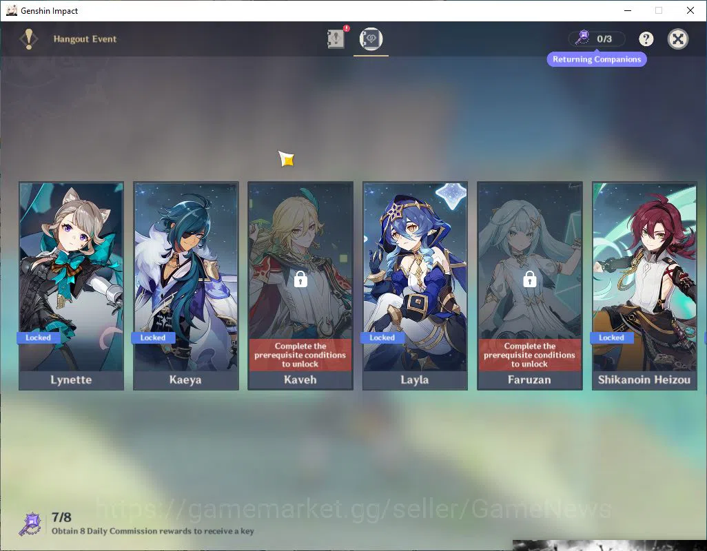 Genshin Impact Accounts ASIA|AR 55|4 Limited +3(5*Weapon)|Clorinde,Raiden, image 13