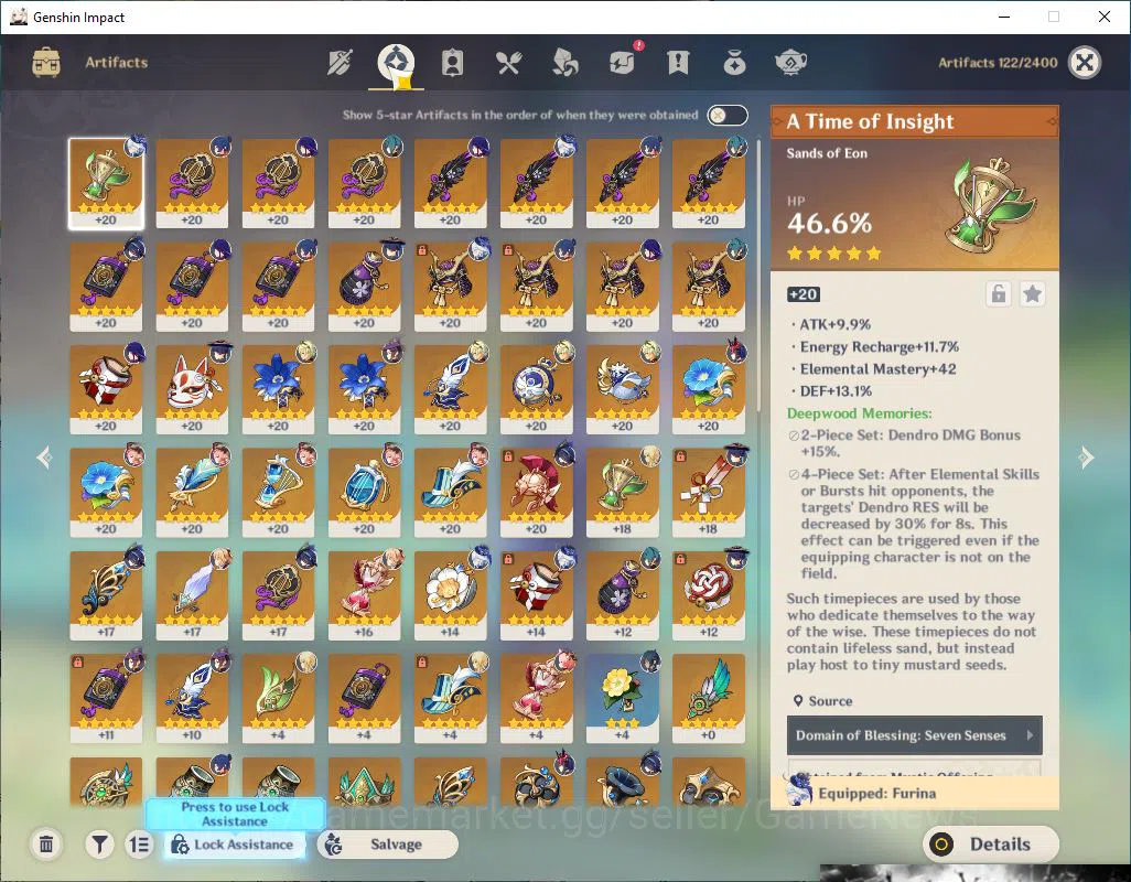 Genshin Impact Accounts ASIA|AR 55|4 Limited +3(5*Weapon)|Clorinde,Raiden, image 6
