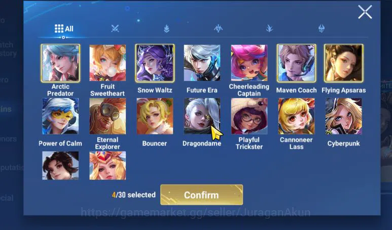 Honor of Kings Accounts Smurf Hero 29 Skin 16 |Fresh Starter| Legend Allain + Limited Yuhuan |Infinite|Check SS(HOK1426) 6