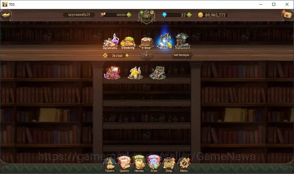The Seven Deadly Sins: Grand Cross Accounts Global|509K CC|Chapter 1|1 LR + 5 UR|Brunhild,Neme image 13