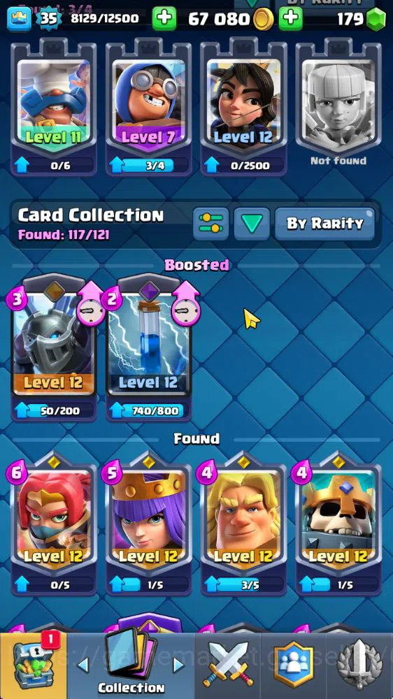 Clash Royale Accounts Lvl 35|Trophy 7784|KTL 12|Limited Skin|Card 117|1  image 11
