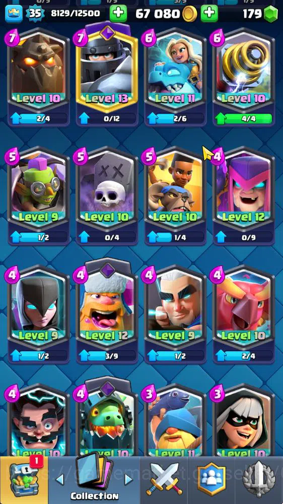 Clash Royale Accounts Lvl 35|Trophy 7784|KTL 12|Limited Skin|Card 117|1  image 12