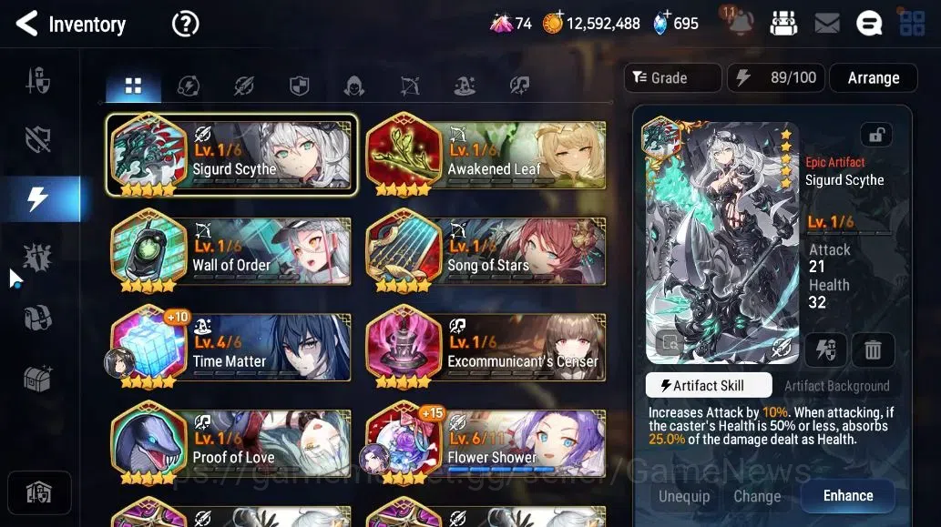 Epic Seven Accounts GLOBAL Unverif|NewEra|4 ML(SOT Snow,LQ Charlotte,F image 19