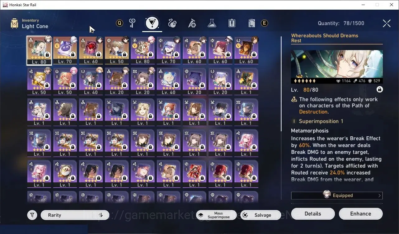 Honkai Star Rail Accounts Others Asia|TL 65|11 Limited|(Firefly)+Sign Evanescia,YaoGuang,Mortenax Blade,Cyrene,Dahlia,Ruan 6