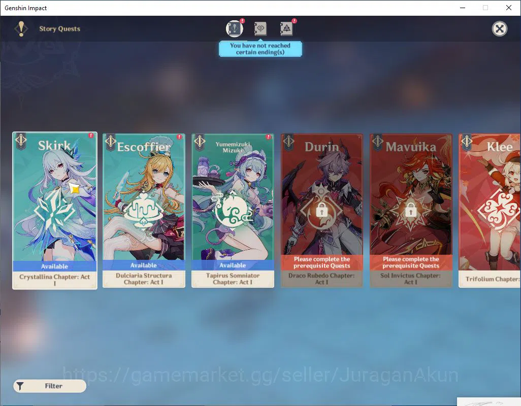 Genshin Impact Accounts Mid Game ASIA|AR 56 | 6 Limited+2 (*5Weapon) | Ayaka,Yelan,Albedo,Kazuha,Zhongli,Ayato | TakeMail 11
