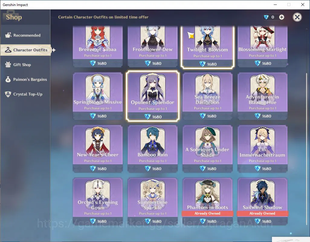 Genshin Impact Accounts Mid Game ASIA|AR 56 | 6 Limited+2 (*5Weapon) | Ayaka,Yelan,Albedo,Kazuha,Zhongli,Ayato | TakeMail 4