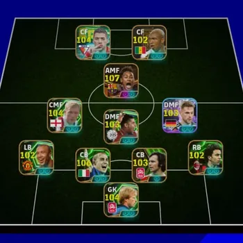 eFootball Accounts Legends & Iconic Players 3217 teams strength