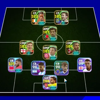 eFootball Accounts Others Android|Power 3113|6 Epic Luis Figo,Gennaro Gattuso,Didier Drogba,Steven Gerrard|7 Show Time David