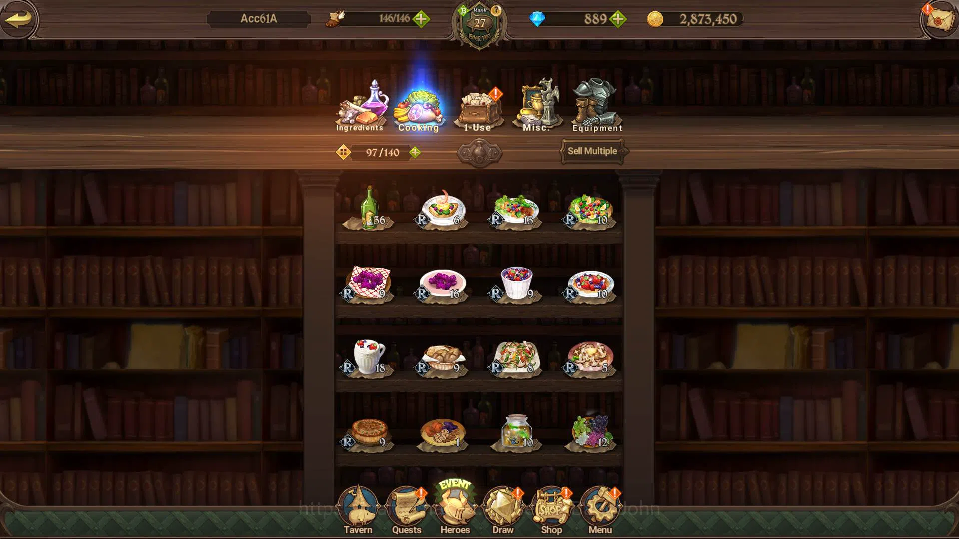 The Seven Deadly Sins: Grand Cross Accounts ASIA|1.6M CC|DM 889 + LS 200| UR Demon King Meliod image 5