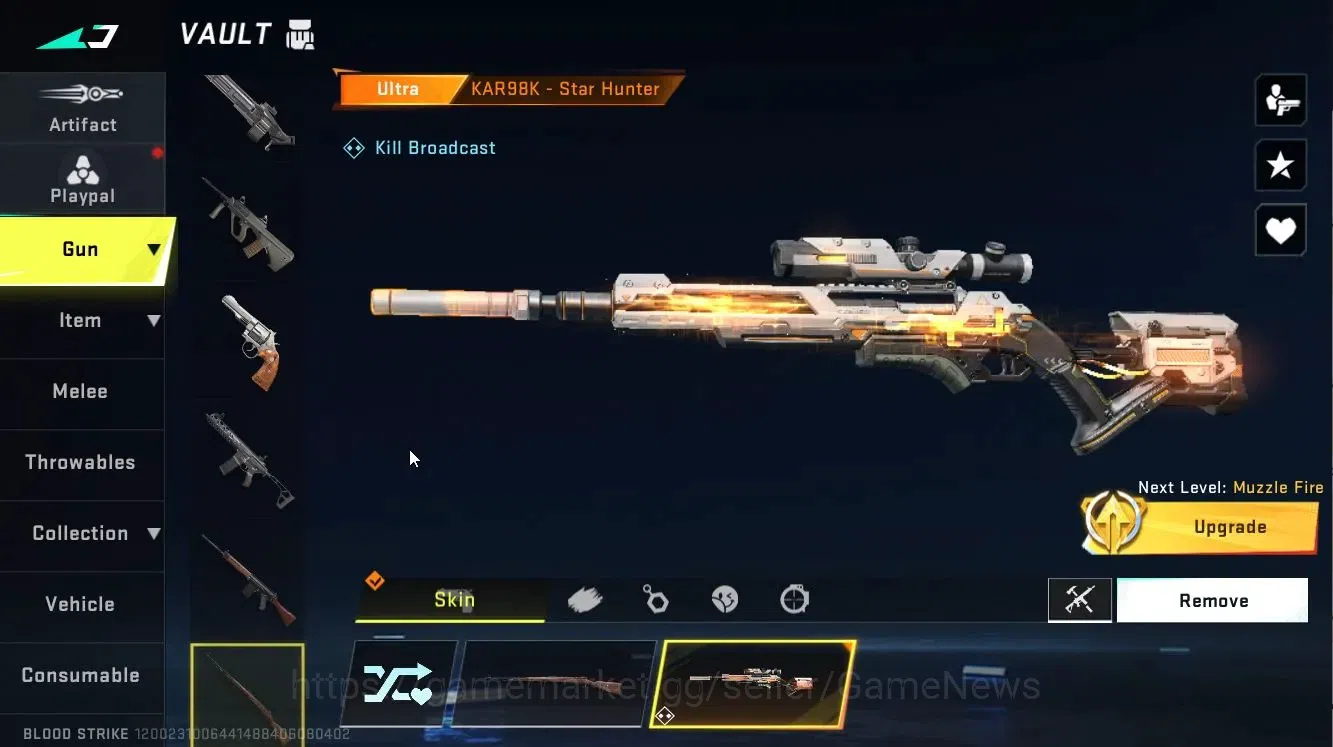 Blood Strike Accounts ASIA|ULTRA [KAR98K-Star Hunter]|Legendary Spear-Gl image 4