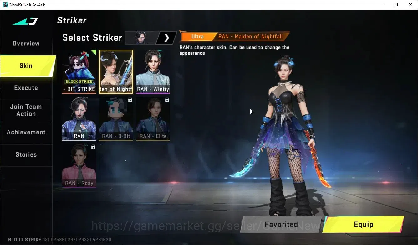 Blood Strike Accounts ASIA|MELEE DualBlades-Frozen Rebirth+ 5 ULTRA [Ran image 3