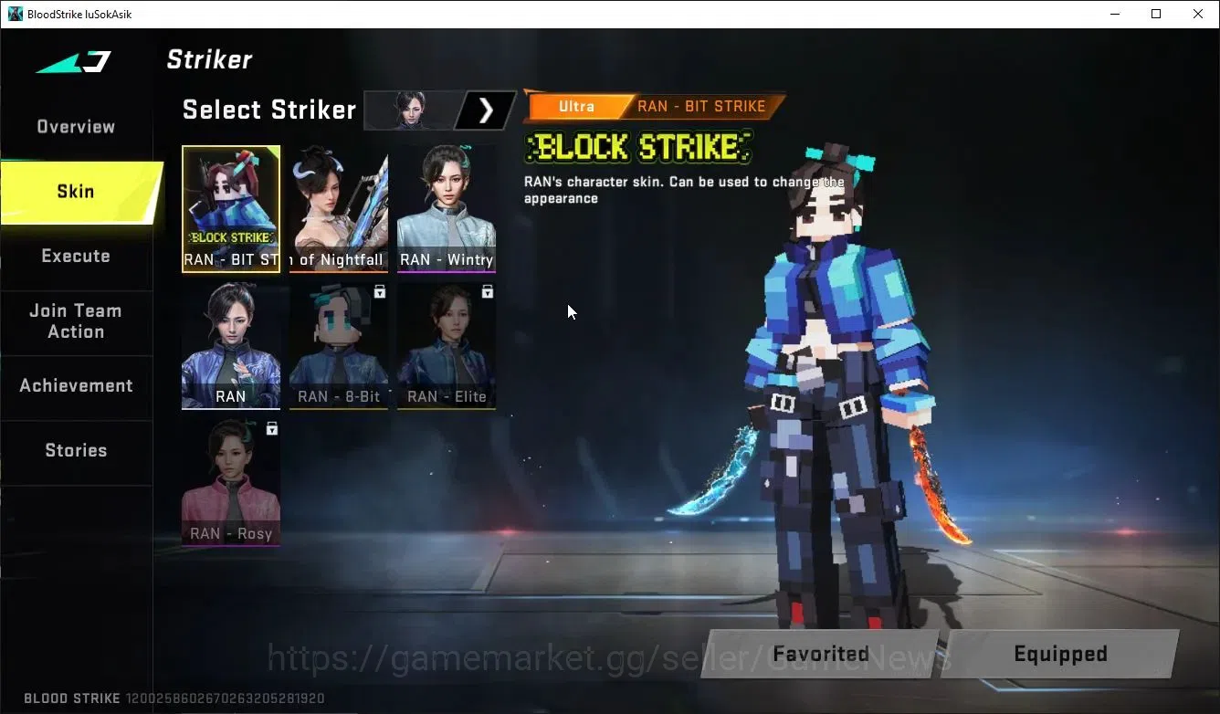 Blood Strike Accounts ASIA|MELEE DualBlades-Frozen Rebirth+ 5 ULTRA [Ran image 4