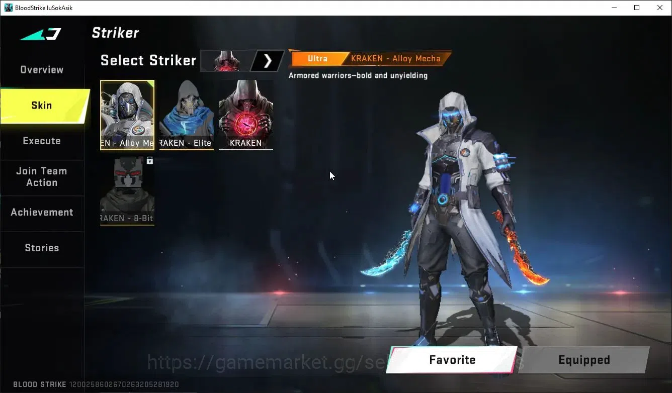 Blood Strike Accounts ASIA|MELEE DualBlades-Frozen Rebirth+ 5 ULTRA [Ran image 6