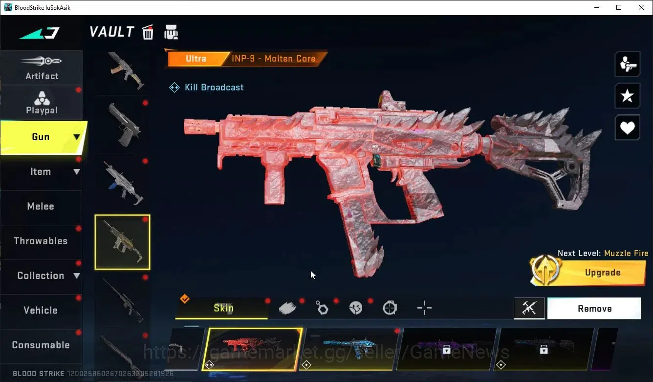 Blood Strike Accounts ASIA|MELEE DualBlades-Frozen Rebirth+ 5 ULTRA [Ran image 9