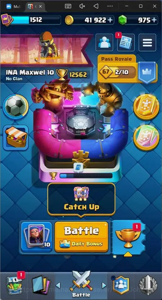 Clash Royale Accounts Global |CL 1512|KTL 15|Trophy 12562|121 Cards|10 M image 1