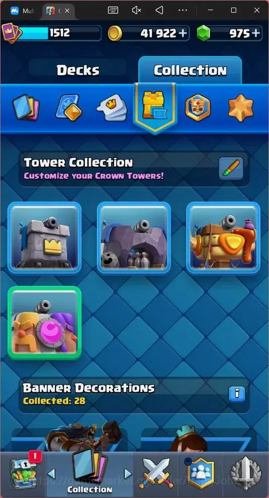 Clash Royale Accounts Global |CL 1512|KTL 15|Trophy 12562|121 Cards|10 M image 18