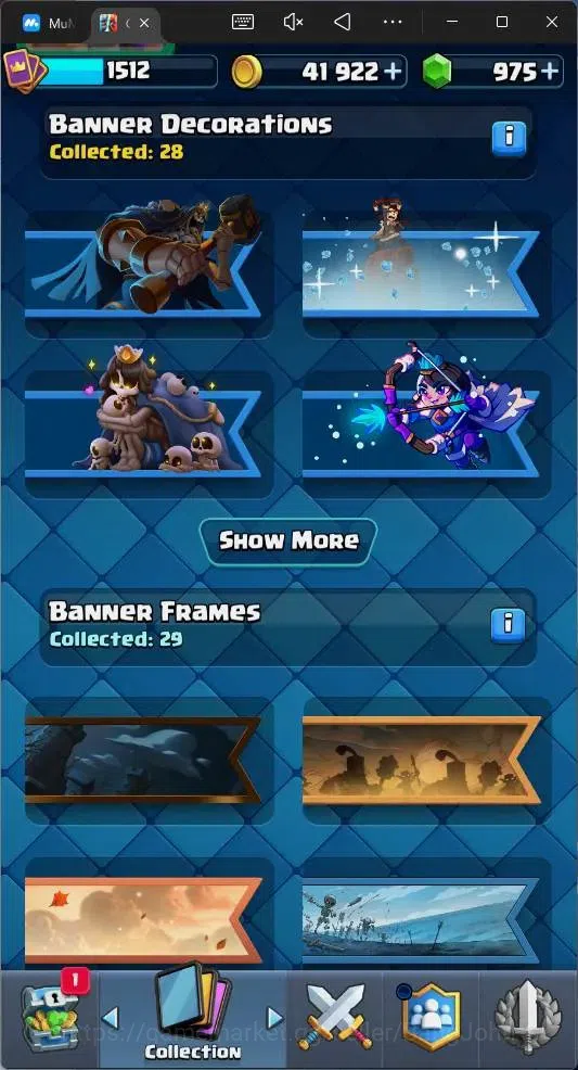 Clash Royale Accounts Global |CL 1512|KTL 15|Trophy 12562|121 Cards|10 M image 19