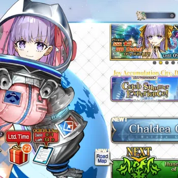 Fate-Grand Order Accounts NA Orleans Lvl 22|4 SSR| Space Ciel, Saber Artoria, Mordred, BB Dubai |102 Saint Quartz, 43 Golden
