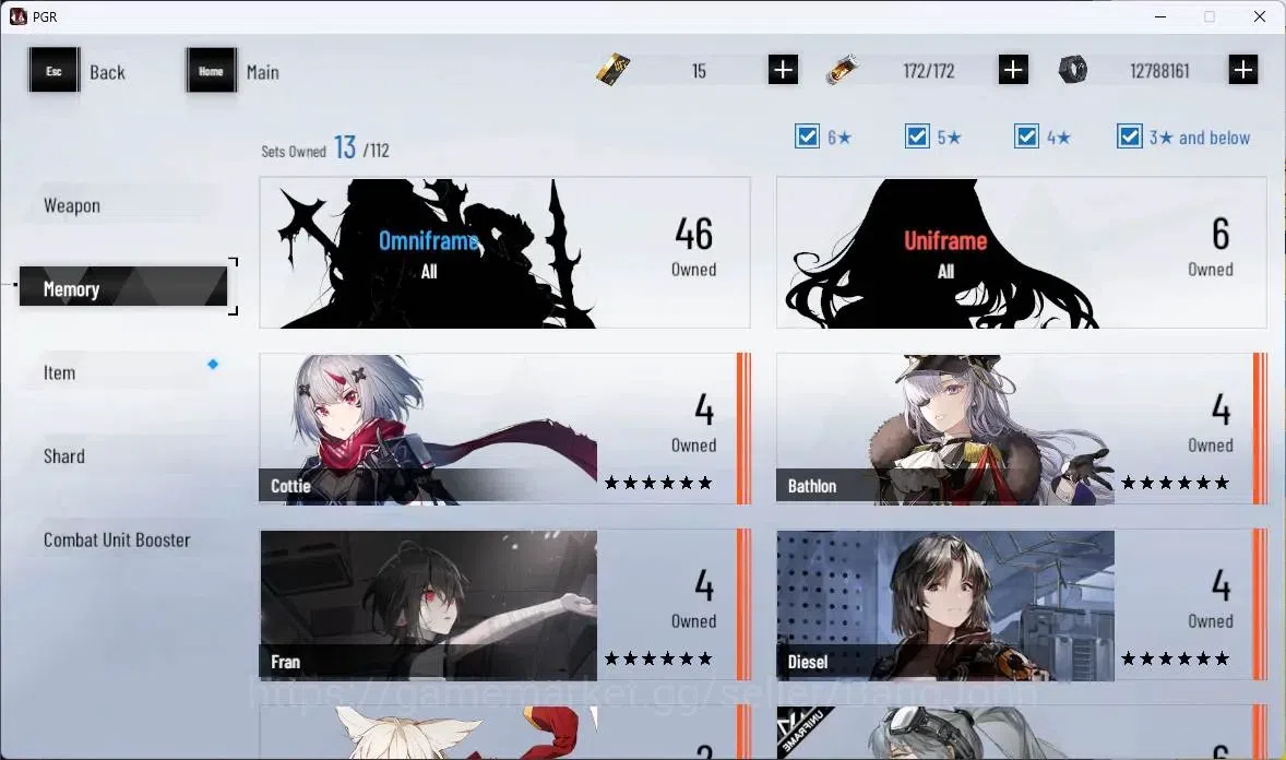 Punishing: Gray Raven Accounts ASIA | Lv64|Ready Gatcha YC 11,4k+BlueC 10.6k+15 B image 12