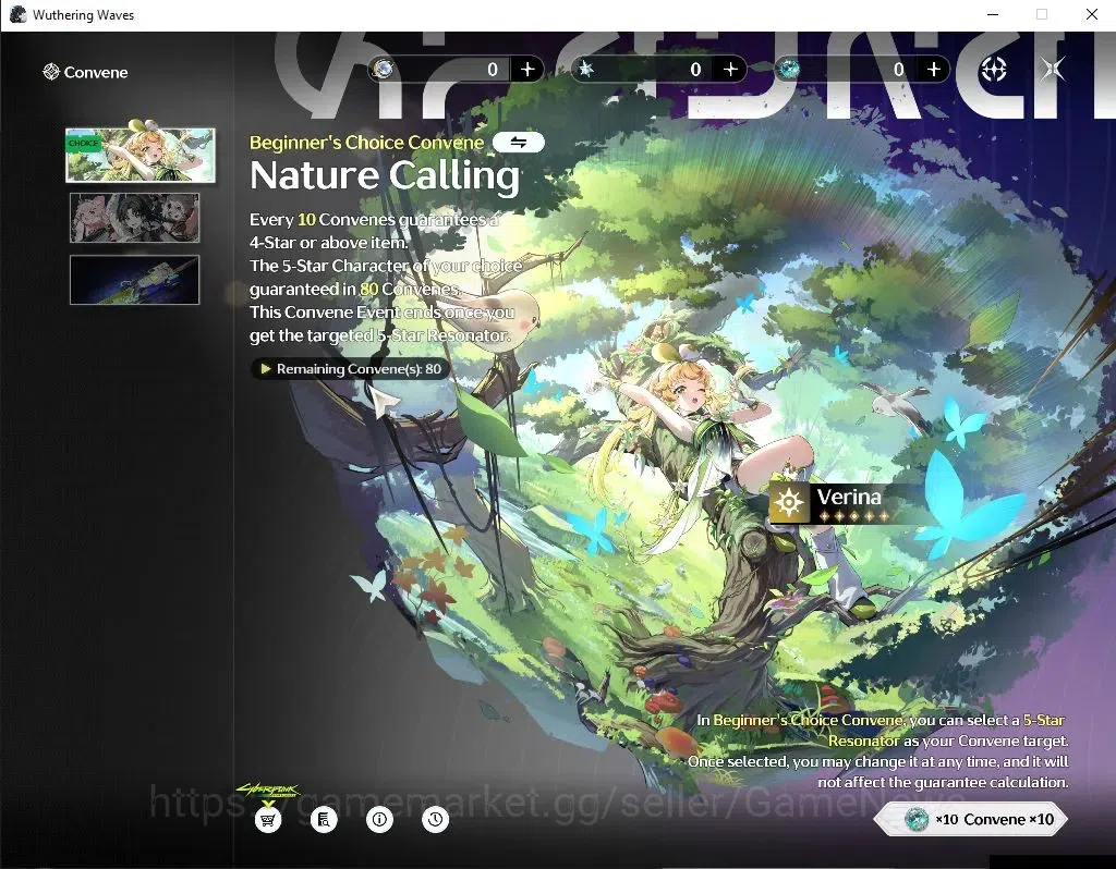 Wuthering Waves Accounts Starter Asia|UL 15|3 Limited+3 Standard|Augusta,Lucilla,Rebecca,Calcharo,Verina,Lingyang|MC 11